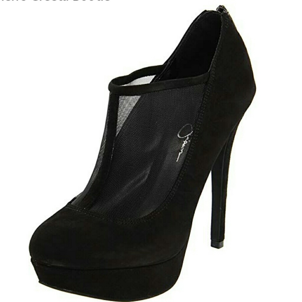 🔥Jessica Simpson Greeta Bootie in Black Suede🔥